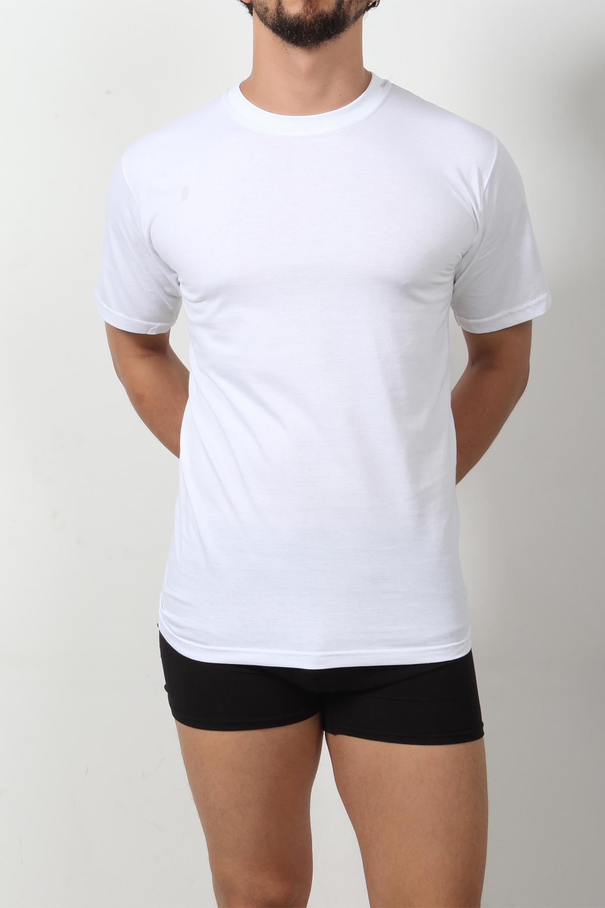 Amerikan Yaka Erkek Erkek Fanila DoReMi 002-000103 - Beyaz