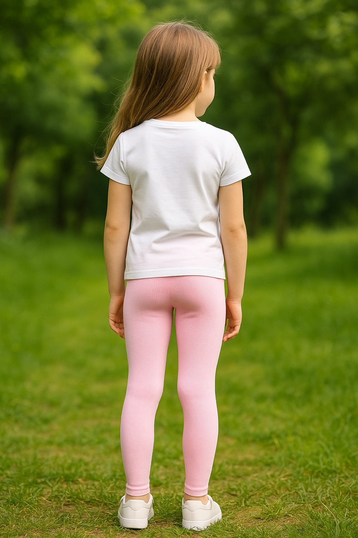 Seamless Pembe Kız Çocuk Tayt DoReMi 002-001148 - Pembe
