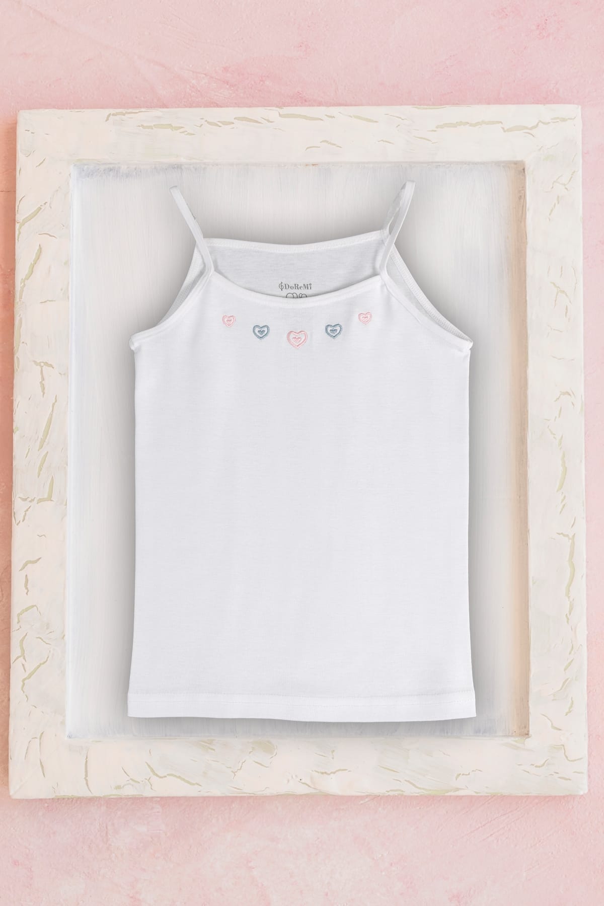 DOREMI DoReMi %100 Pamuk İnce Askılı Kız Çocuk Atlet 002-221223 - Görsel 3