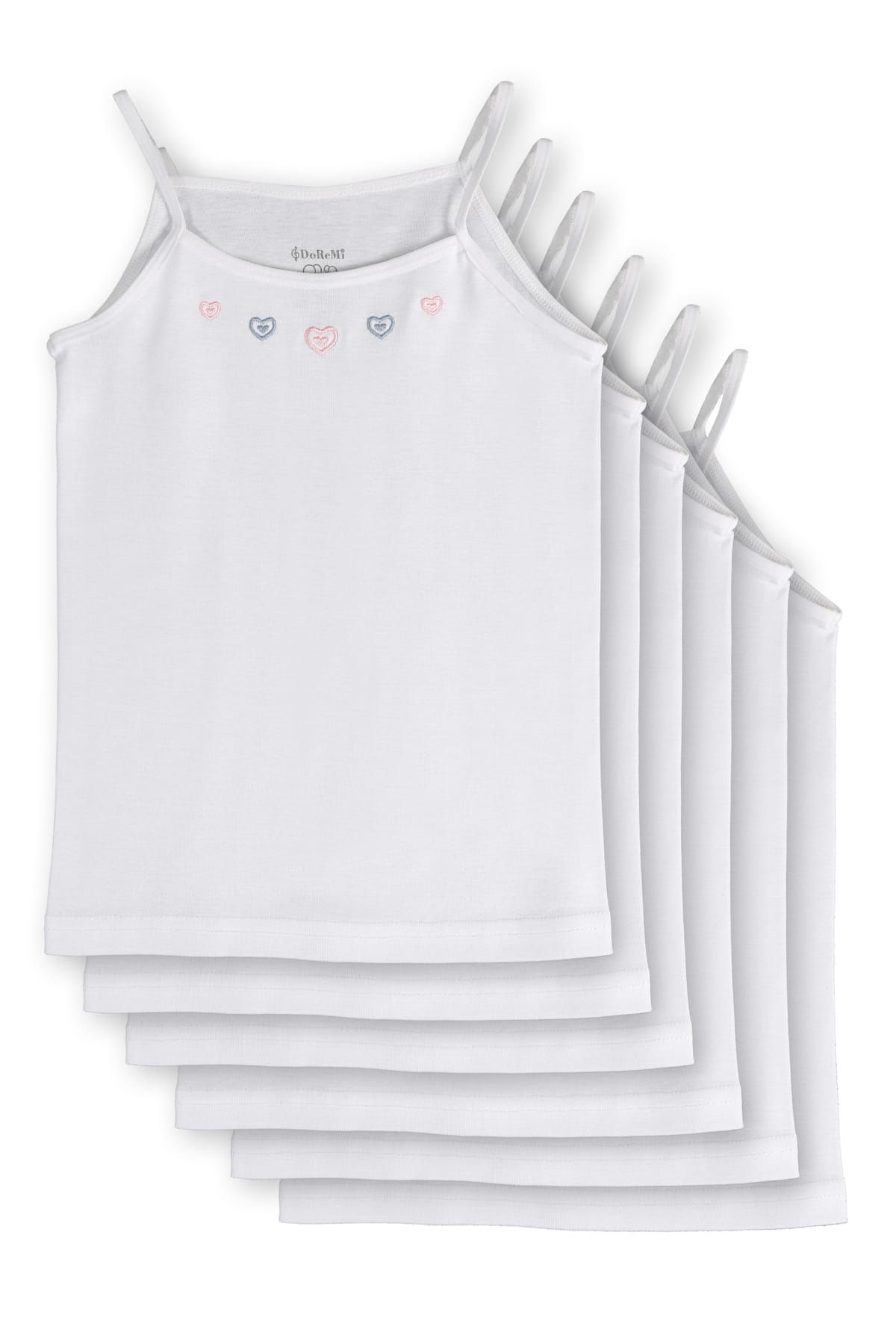 DOREMI DoReMi %100 Pamuk İnce Askılı Kız Çocuk Atlet 002-221223 - Görsel 4