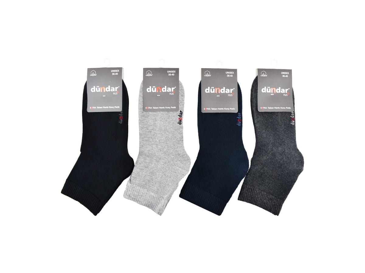 Dündar Çorap Dikişsiz Konç Kadın Patik Çorap Mor Dündar 5046 - Görsel 2