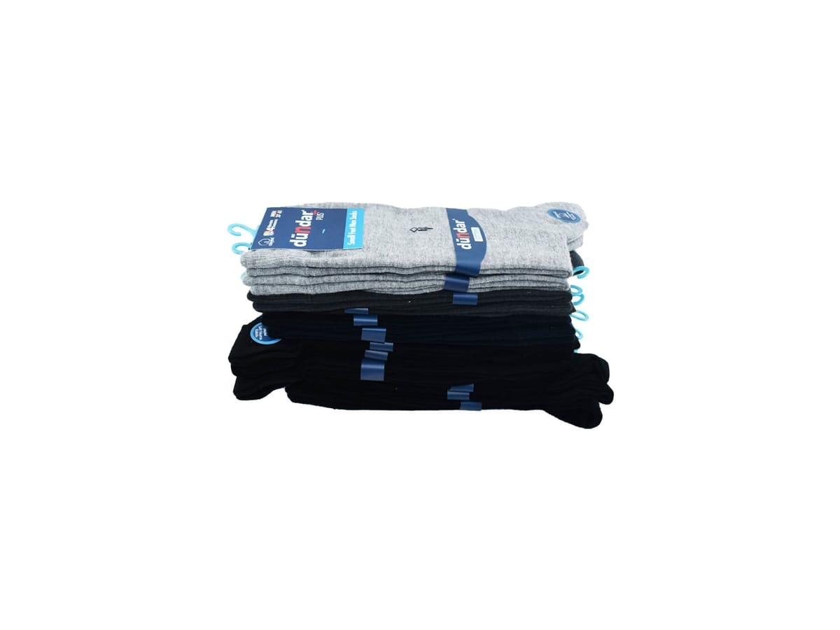 Dündar Çorap Pamuklu Antibakteriyel Dikişsiz Erkek Çorap Seti Dündar 4759 - Görsel 4