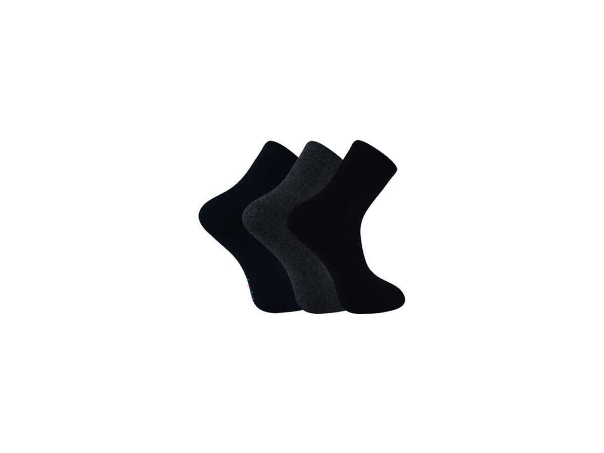 Dikişsiz Antibakteriyel Termal Patik Çorap Seti Dündar 5978 - Koyu Renk Asorti