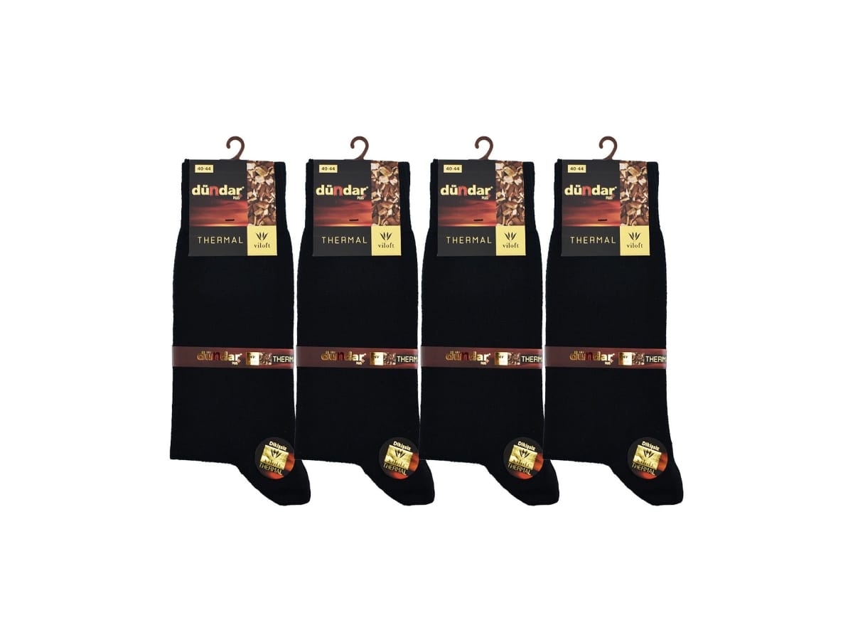 Dündar Çorap Dikişsiz Antibakteriyel Erkek Termal Çorap Dündar 7064 - Görsel 2