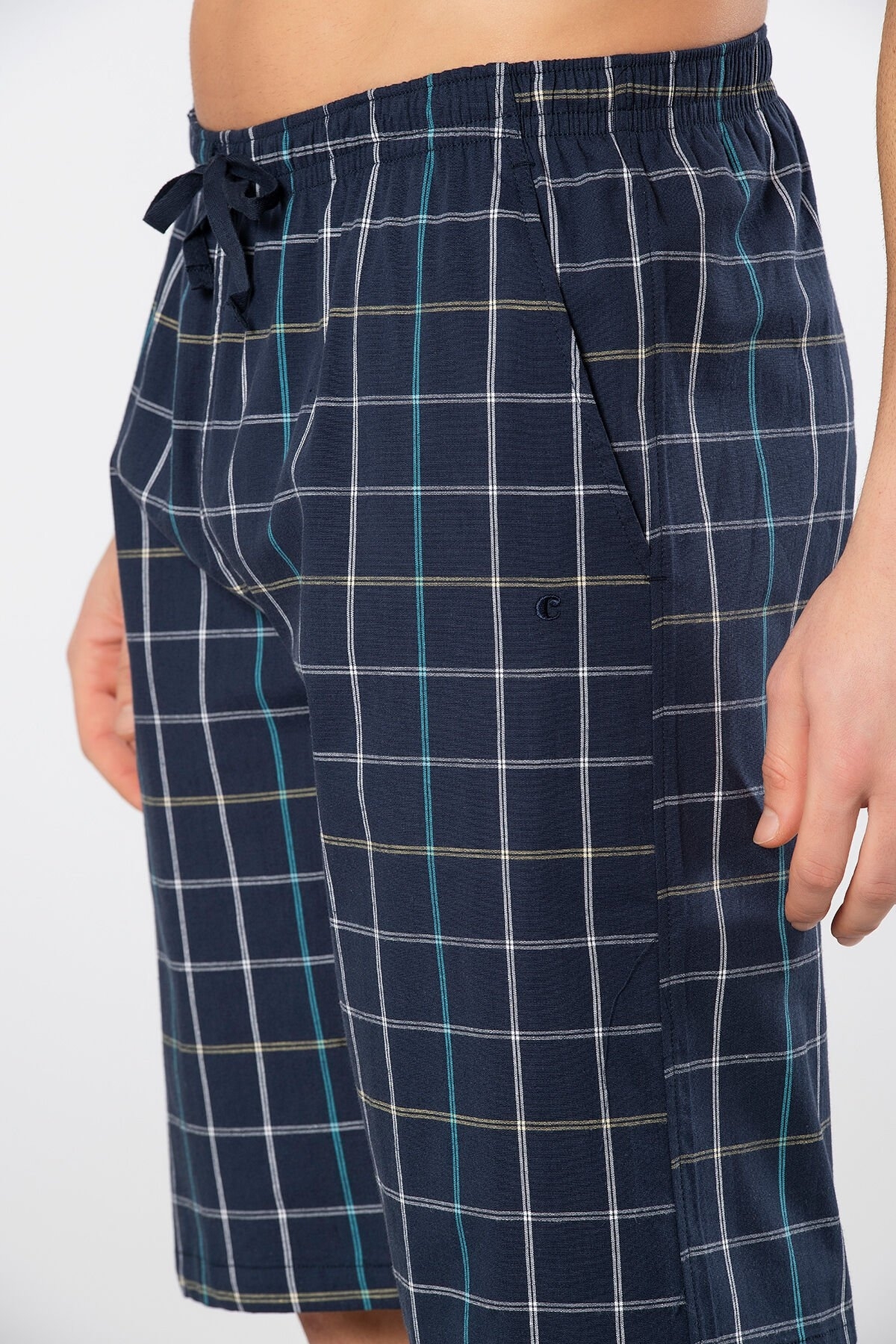 Cepli Pamuklu Elastan Bermuda Alt Cacharel 2241 - Lacivert 8