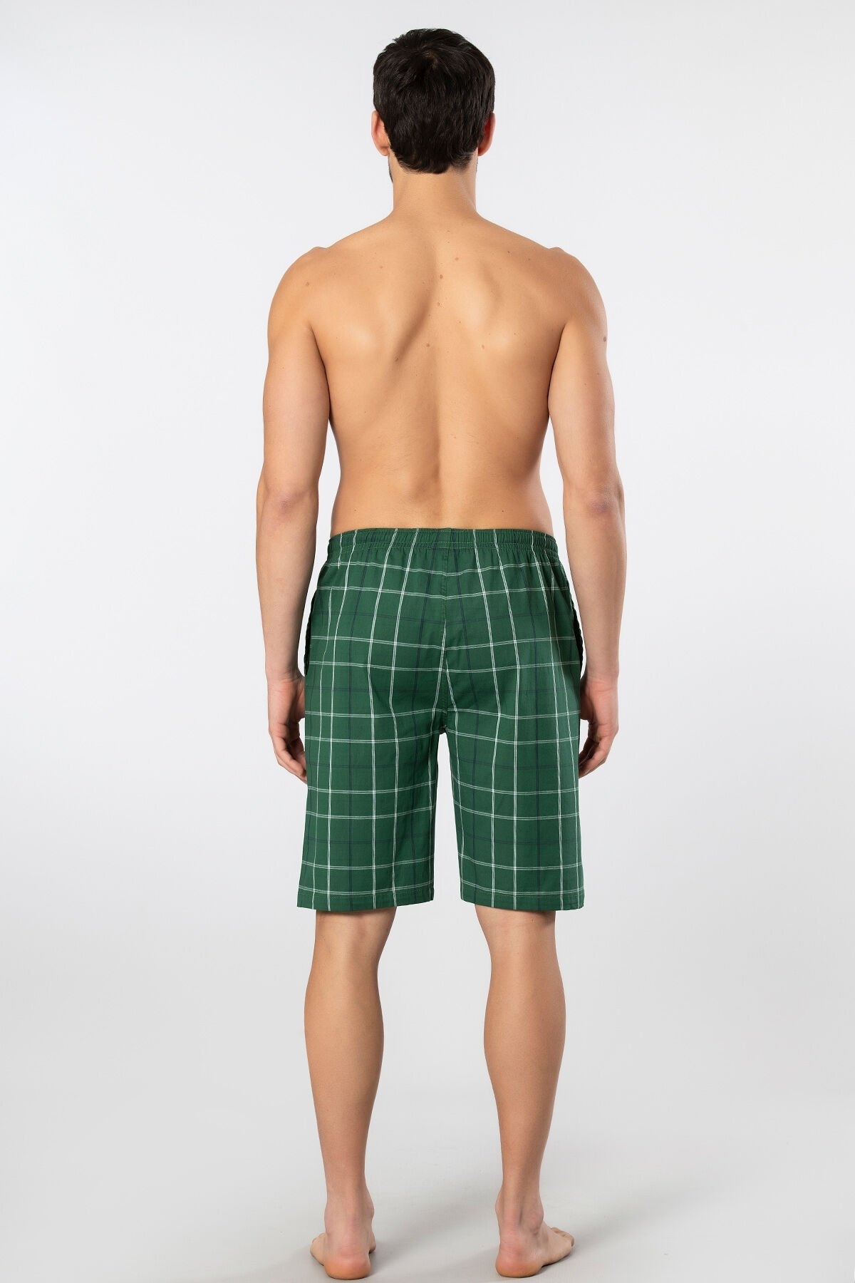 Pamuklu Rahat Cepli Bermuda Alt Cacharel 2241 - Yeşil 1