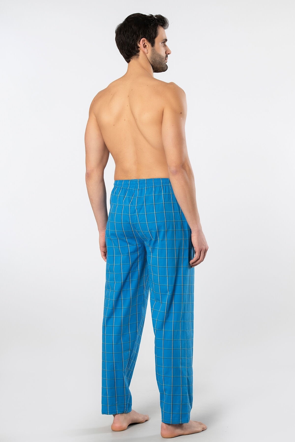 Ribana Kesim Pamuklu Pijama Altı Cacharel 2240 - Mavi 3