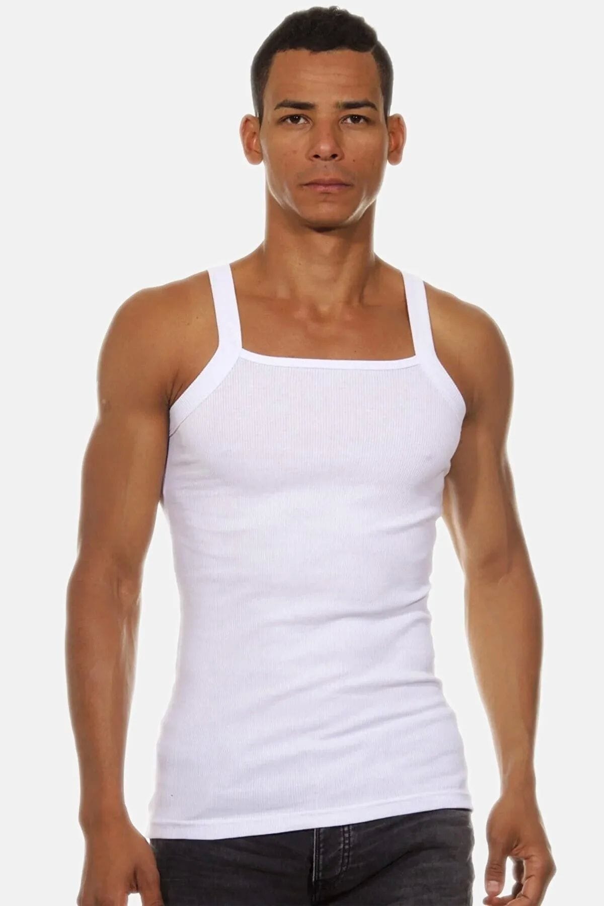 Anıt Pamuklu Ip Askılı Atlet Erkek Anıt 1177 - Görsel 4