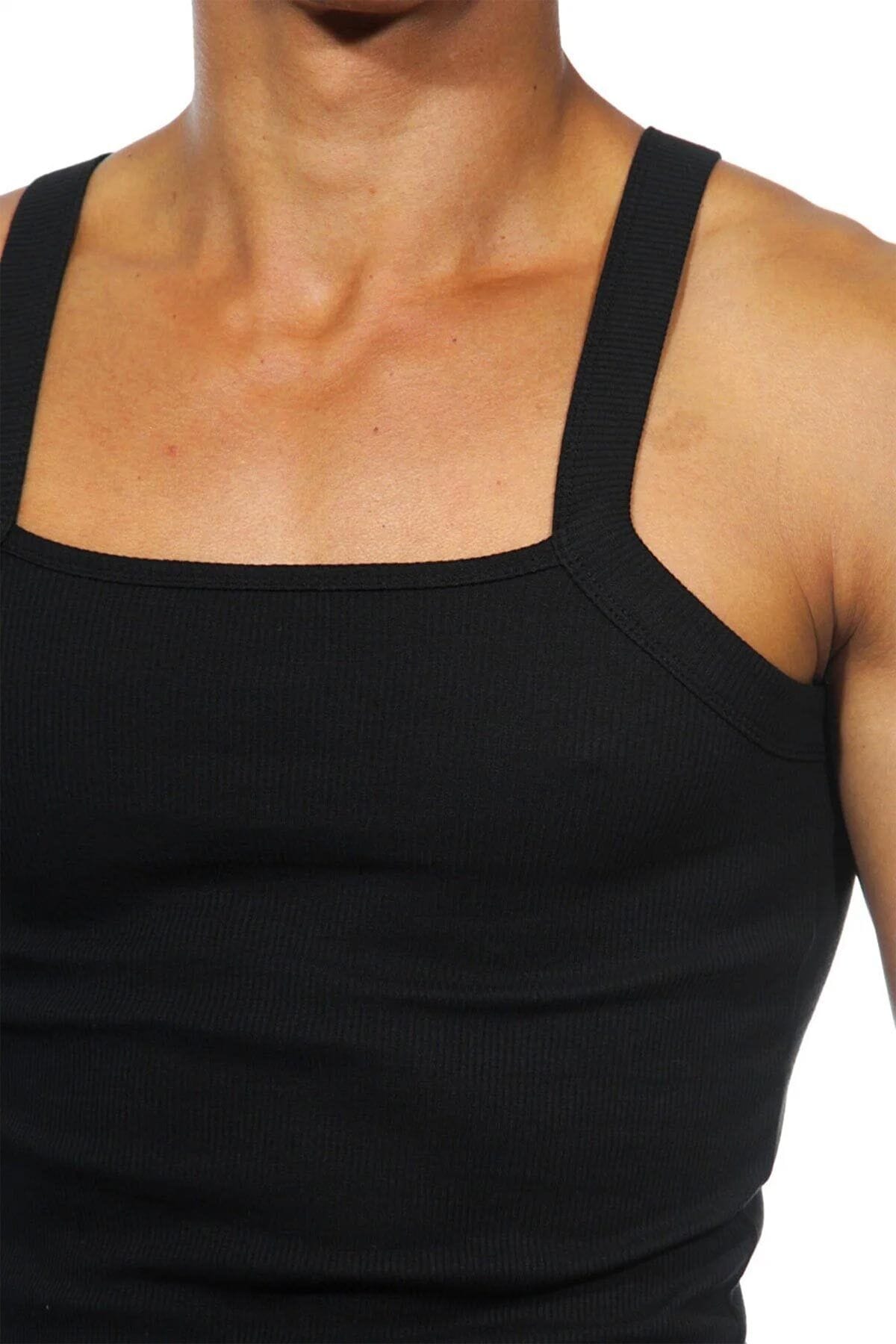 Anıt Pamuklu Ip Askılı Atlet Erkek Anıt 1177 - Görsel 3