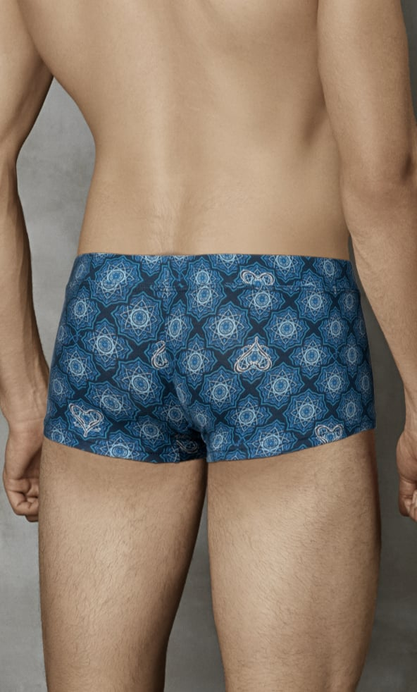 Yılan Desenli Mini Paça Boxer Modal Pamuk Doreanse 1739 - Yılan Desen
