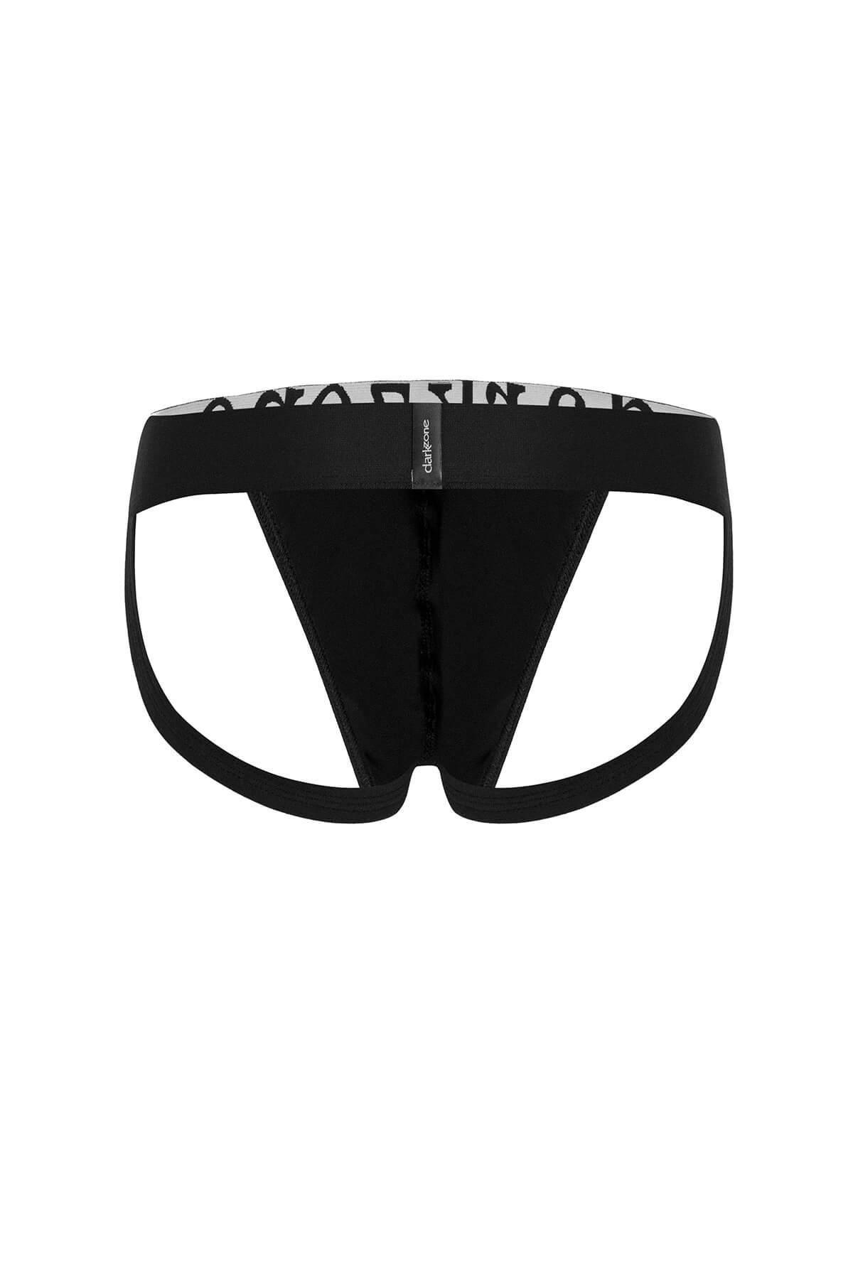 Arkası Açık Fantezi Siyah Erkek Jockstrap Darkzone 6851 - Görsel