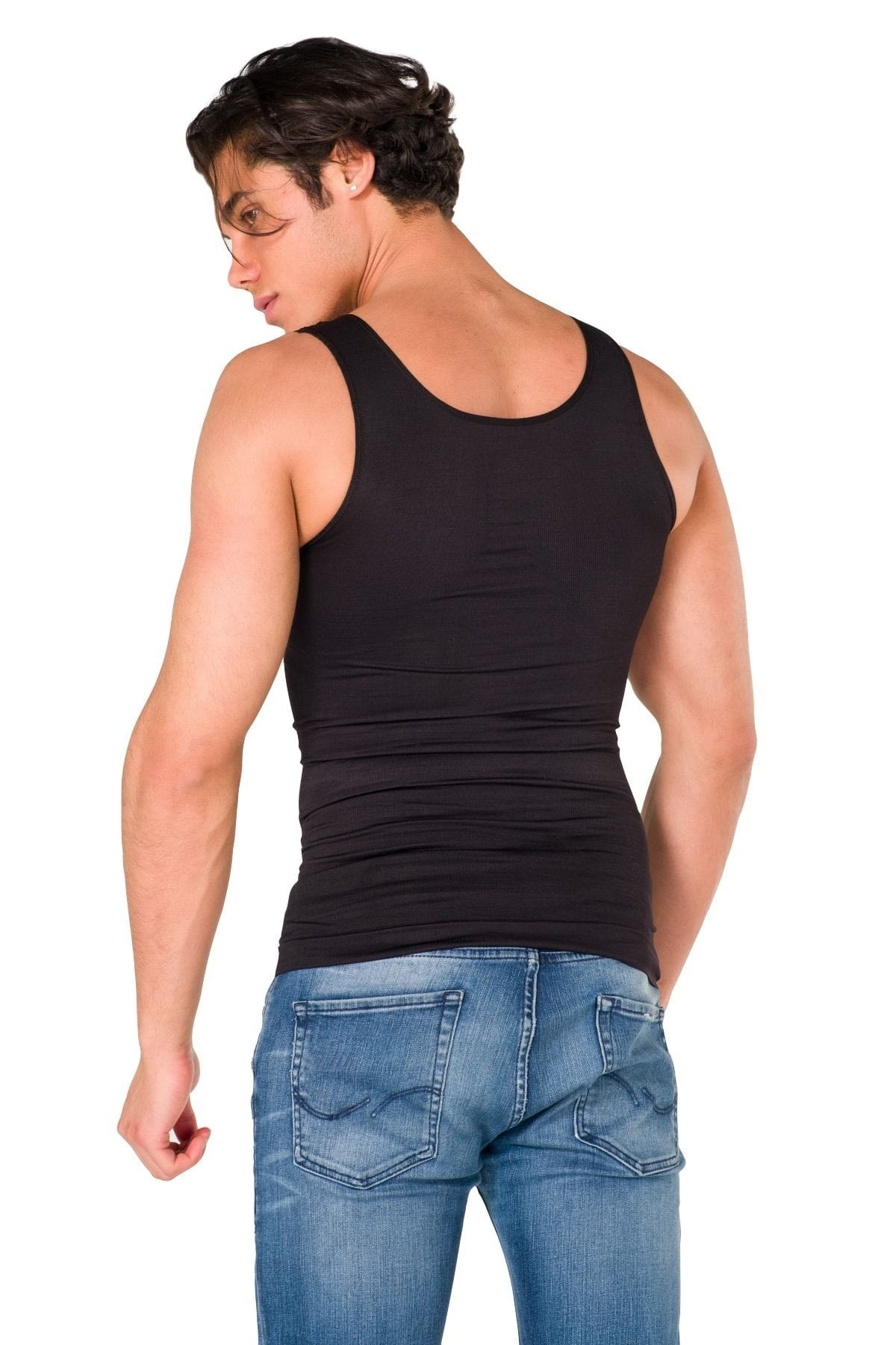 Mikrofiber Elastan Korse Atlet FormActive 4600 - Siyah