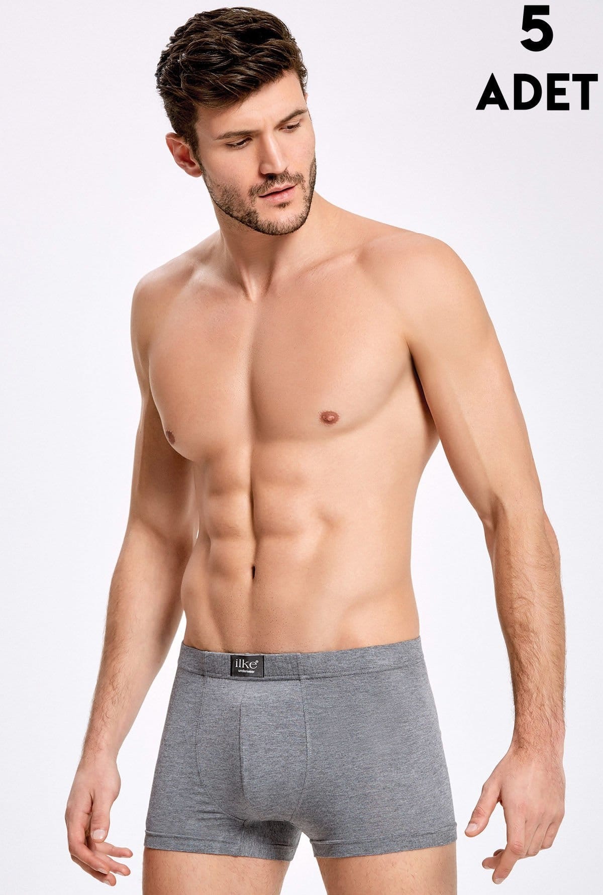 İlke Bambu Pamuklu Esnek Erkek Boxer 5li İlke 1606