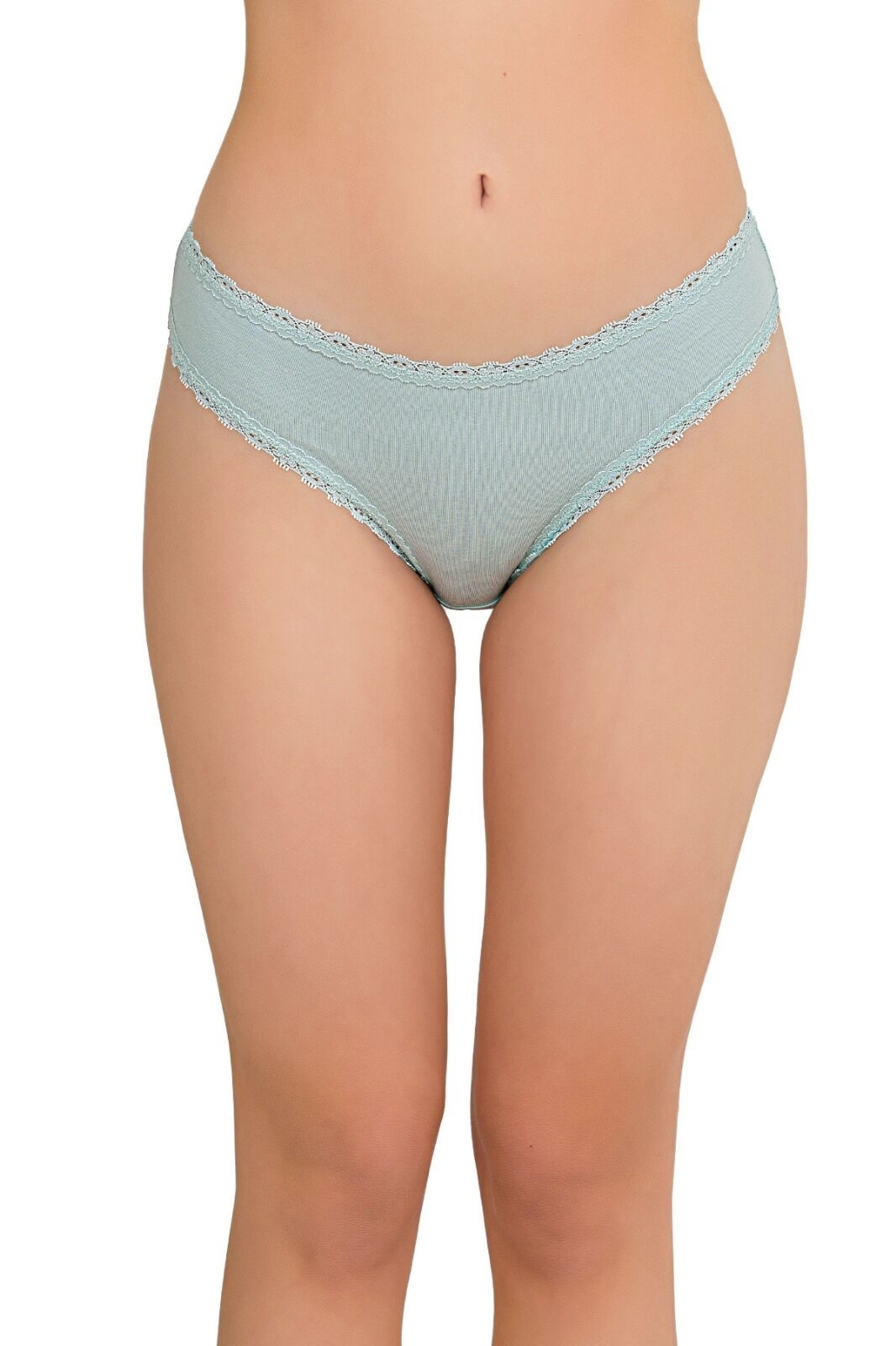 İlke Dantelli Yüksek Bel Kadın Bikini Külot İlke 428 - Görsel 3