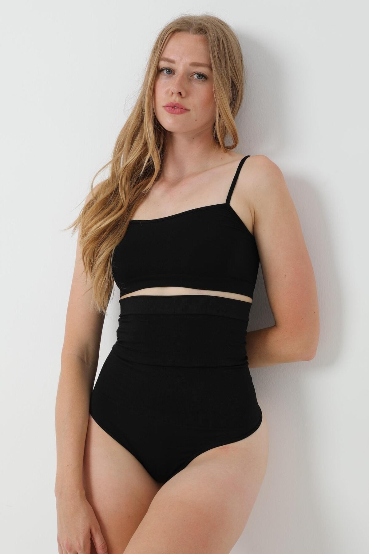 Yüksek Bel Ve Kompresyonlu Kadın Korse FormActive 1025 - Siyah