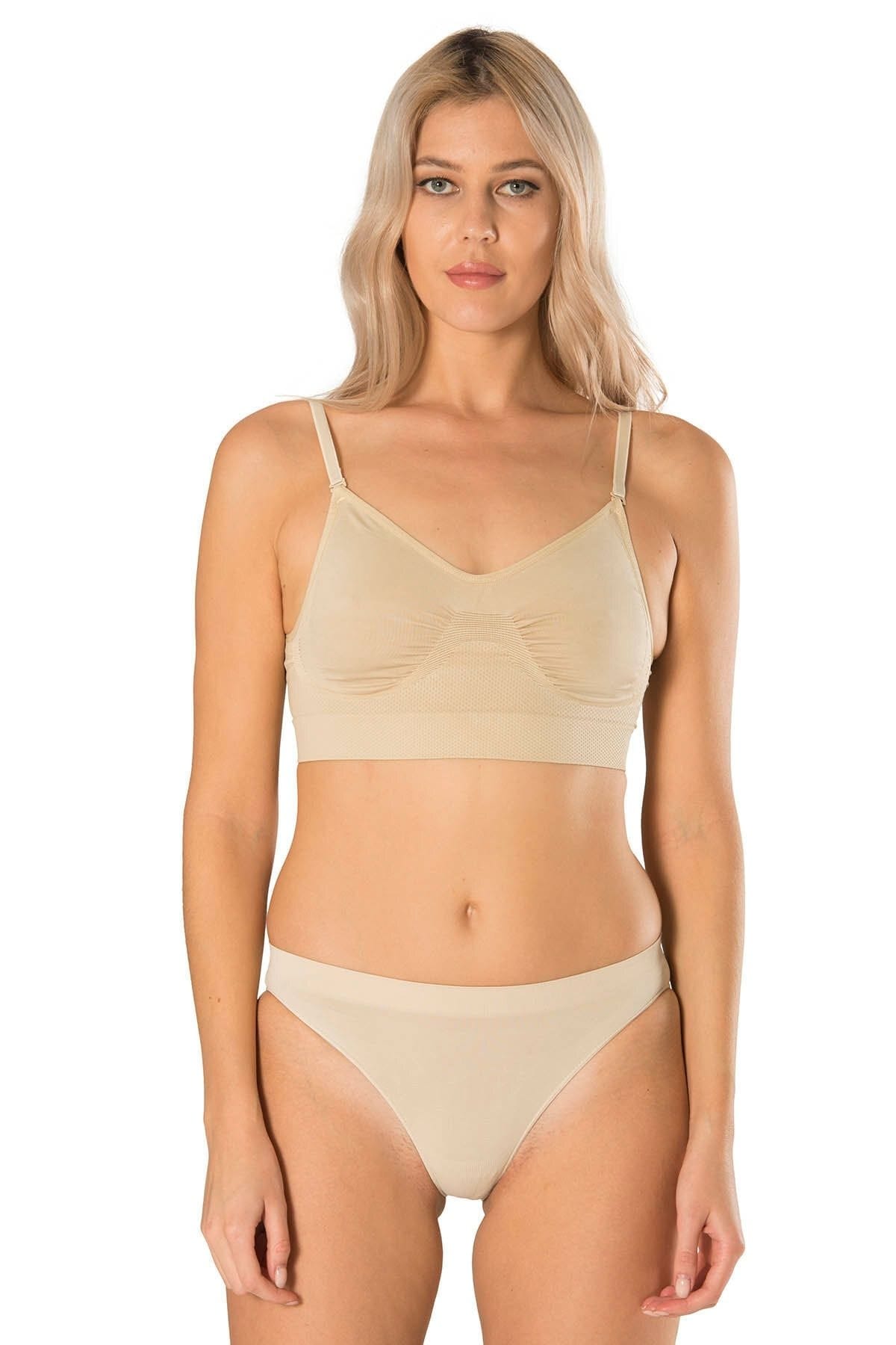 Geniş Kemerli Ayarlanabilir Jartiyer Takımı FormActive 1095 - Ten