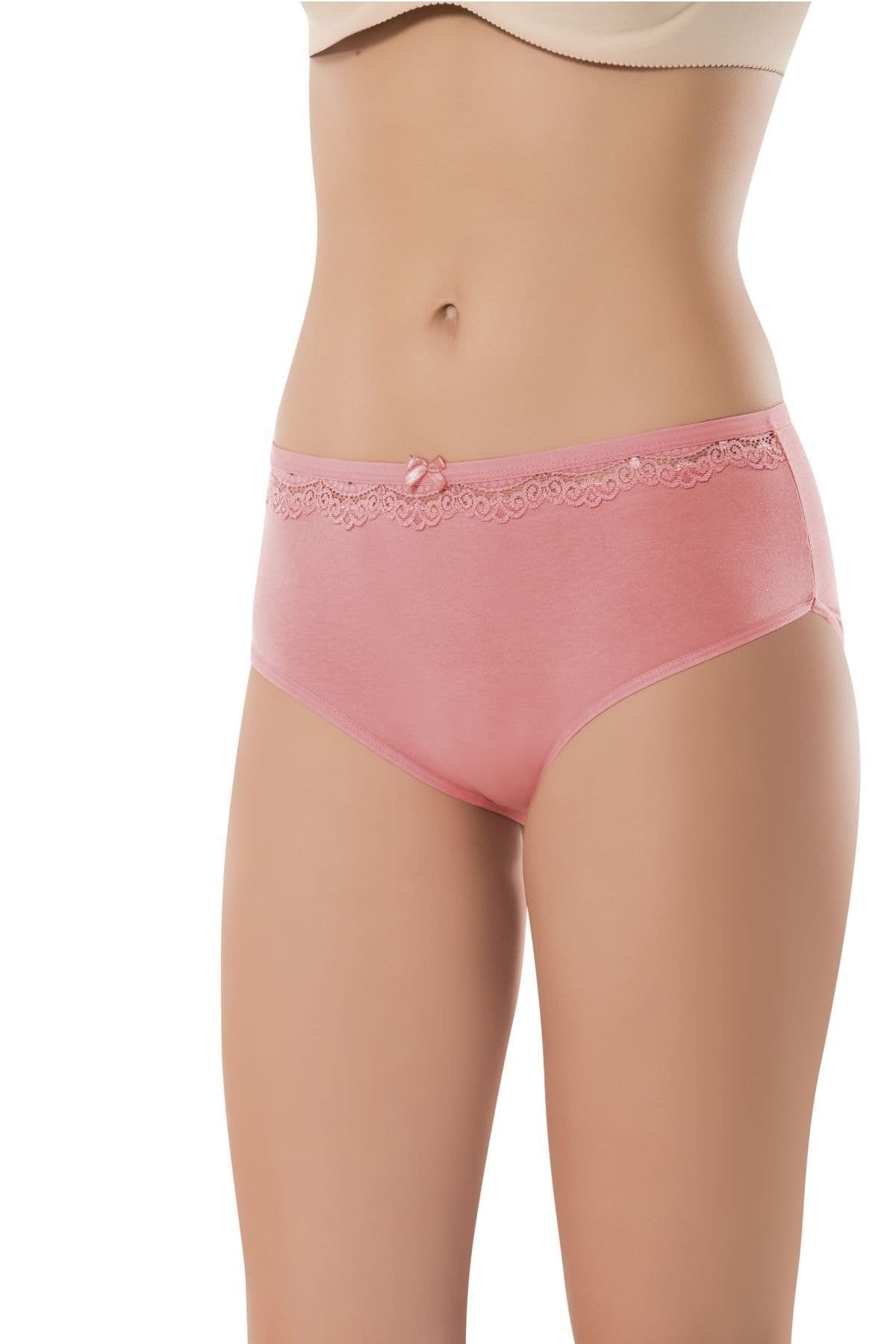 Yüksek Bel Dantel Detaylı Bato Külot Anıt 3627 - Asorti