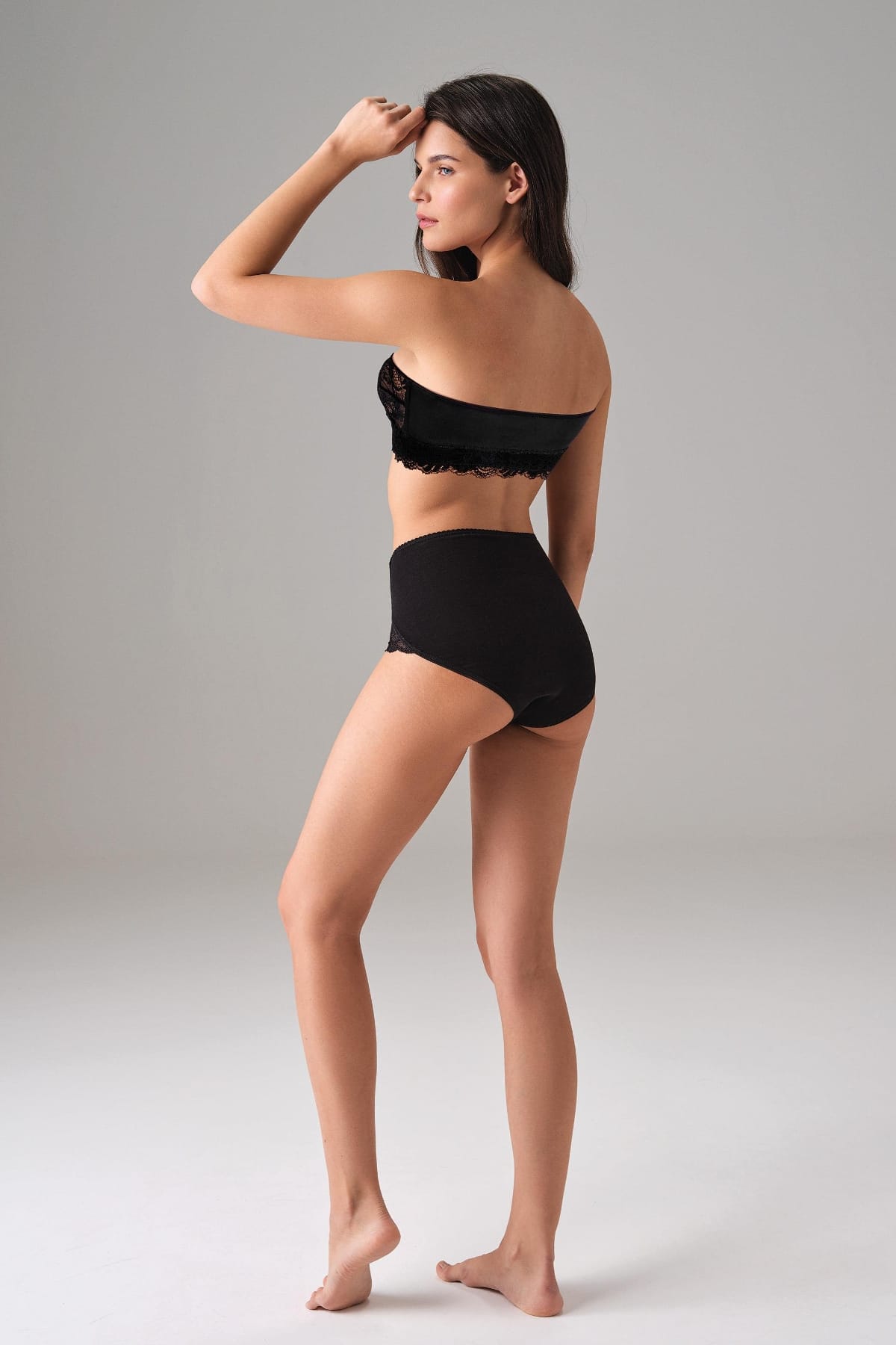 Dantel İşlemeli Straplez Sütyen Doreanse 5614 - Siyah