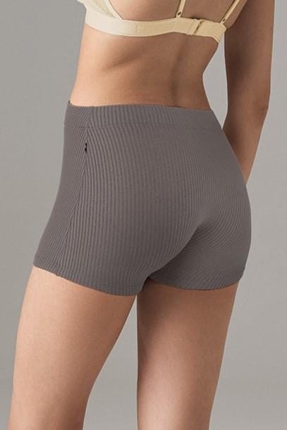 Yüksek Bel Spor Şort Viskon Elastan Doreanse 8162 - Siyah