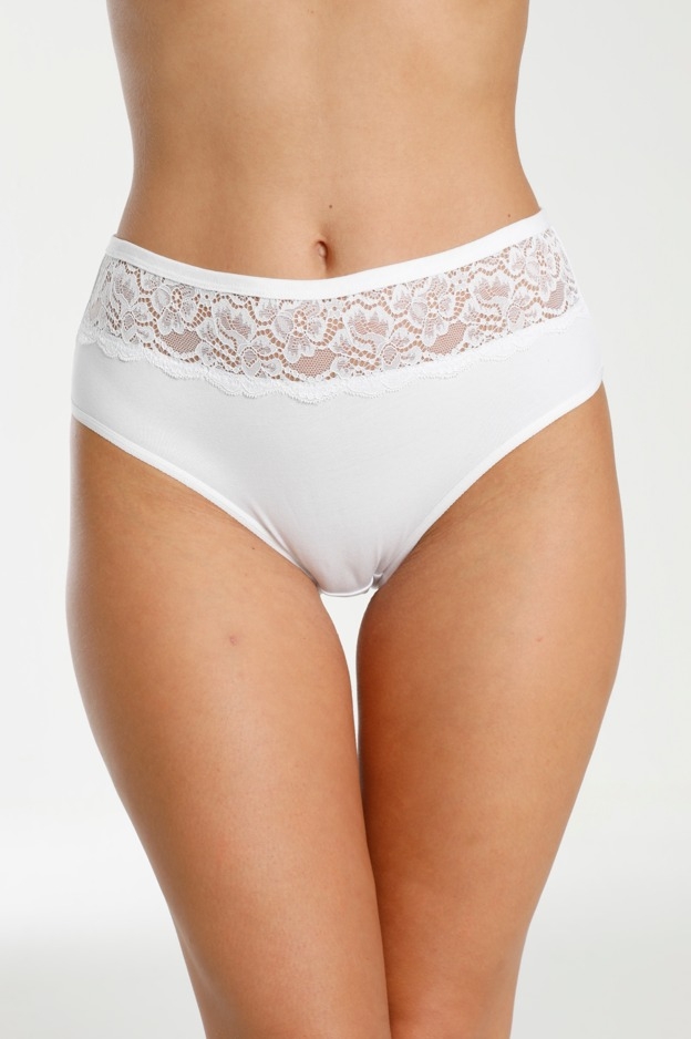 Dantelli Yüksek Bel Külot Mor Öztaş 21007 - Görsel