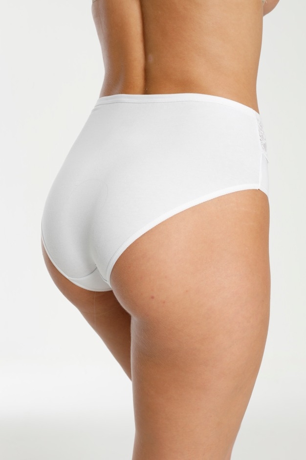 Dantelli Yüksek Bel Külot Mor Öztaş 21007 - Görsel