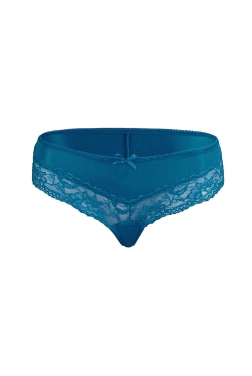 Renkli Dantel Yüksek Bel Külot Doreanse 7158 - Siyah-Kırmızı-Beyaz