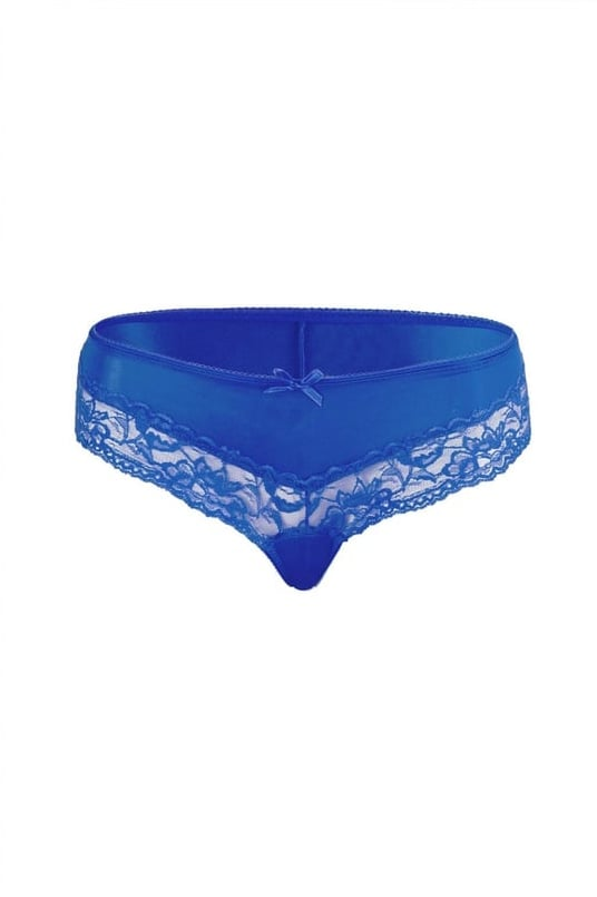 Renkli Dantel Yüksek Bel Külot Doreanse 7158 - Siyah-Kırmızı-Beyaz