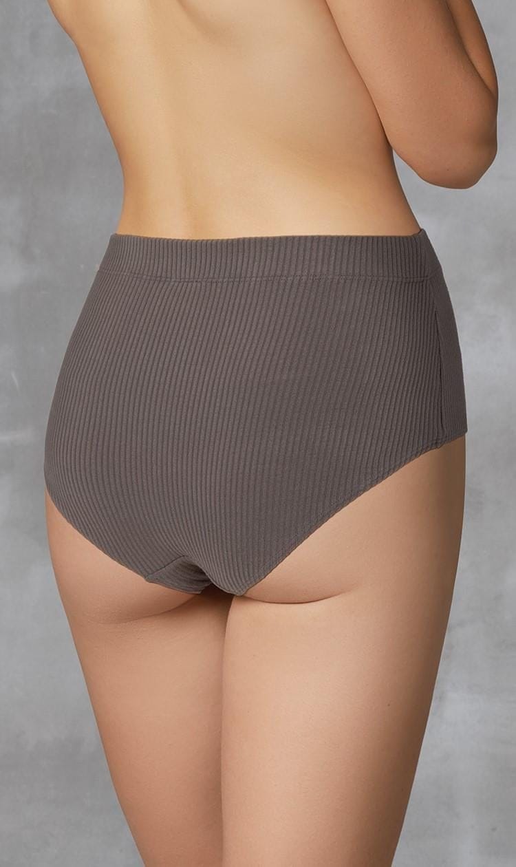 Yüksek Bel Destekli Fitilli Slip Külot Doreanse 7094 - Siyah