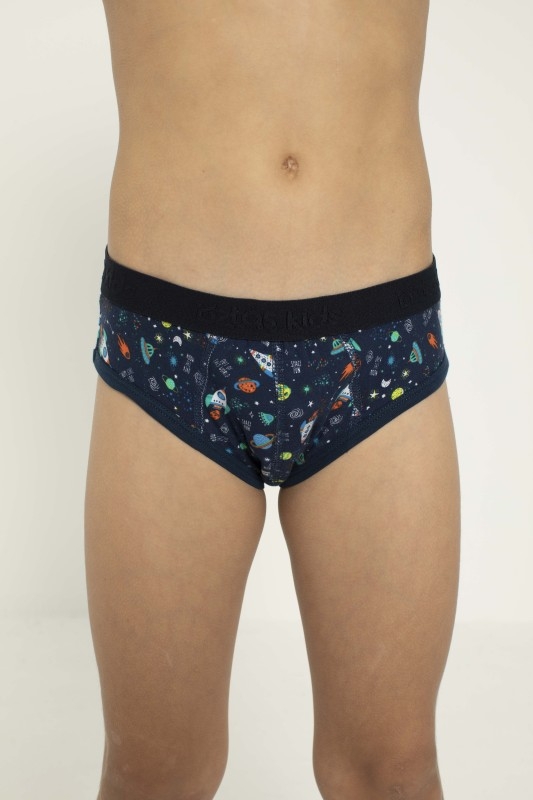 Likralı Yüksek Bel Erkek Çocuk Boxer Öztaş 3725-F - Görsel