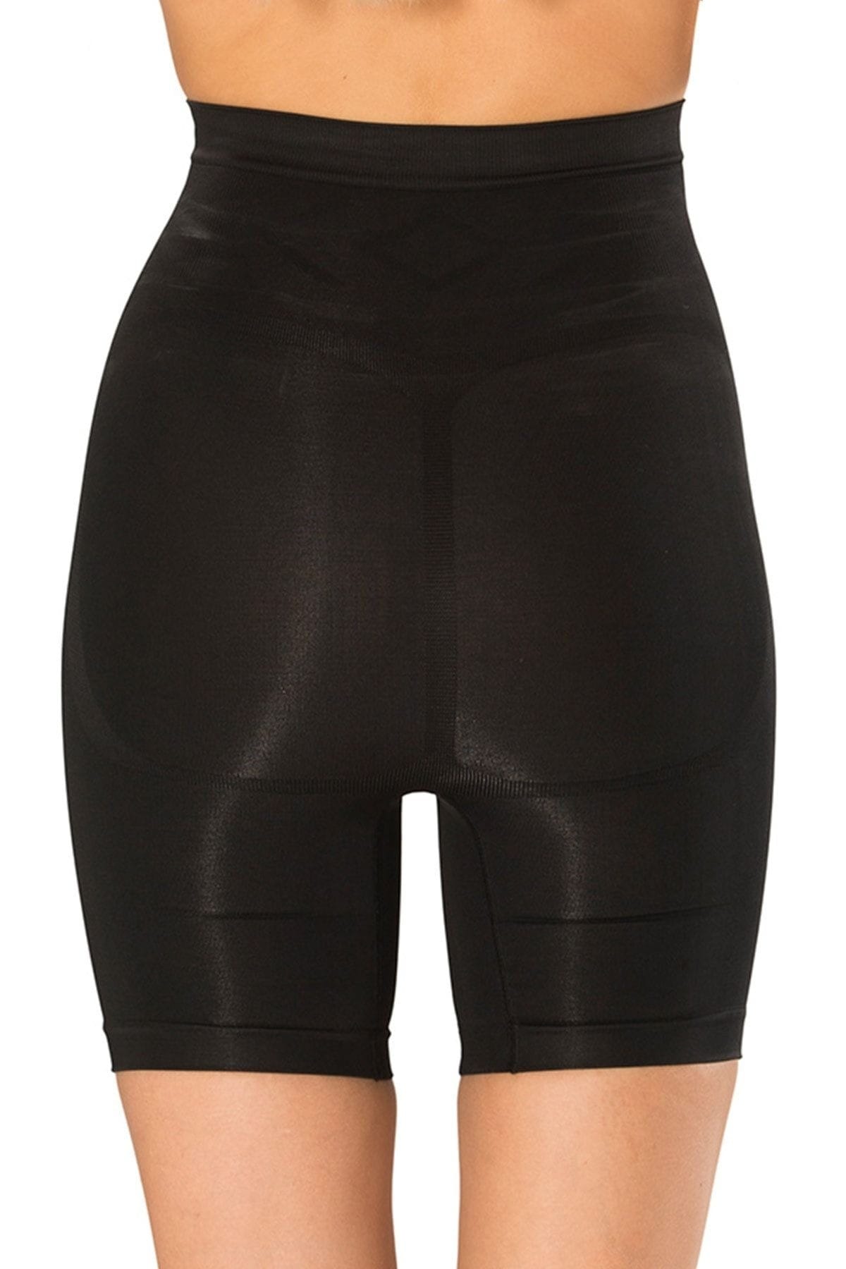 Kısa Paçalı Toparlayıcı Yüksek Bel Korse FormActive 1011 - Siyah