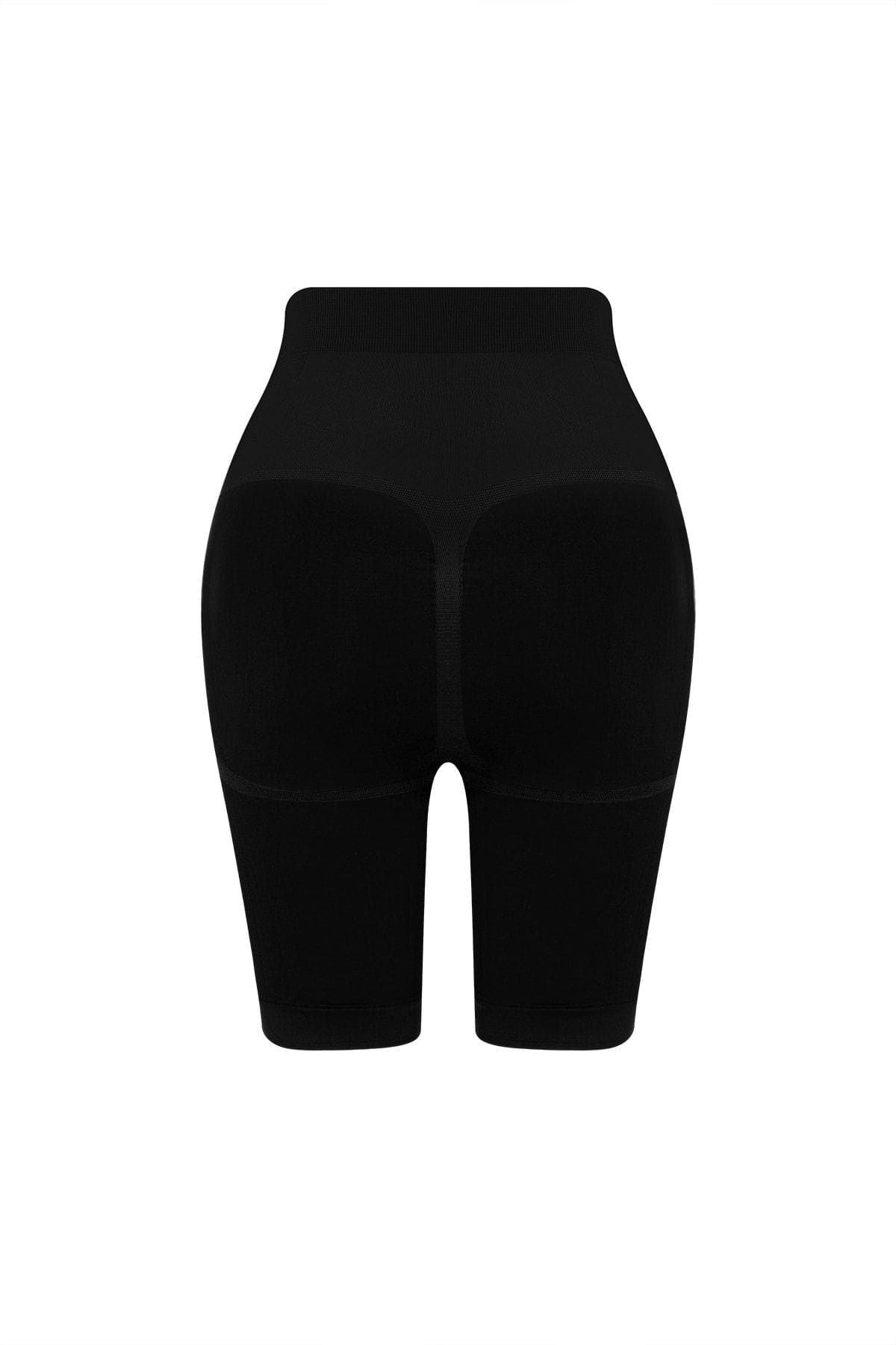 Kısa Paçalı Toparlayıcı Yüksek Bel Korse FormActive 1011 - Siyah