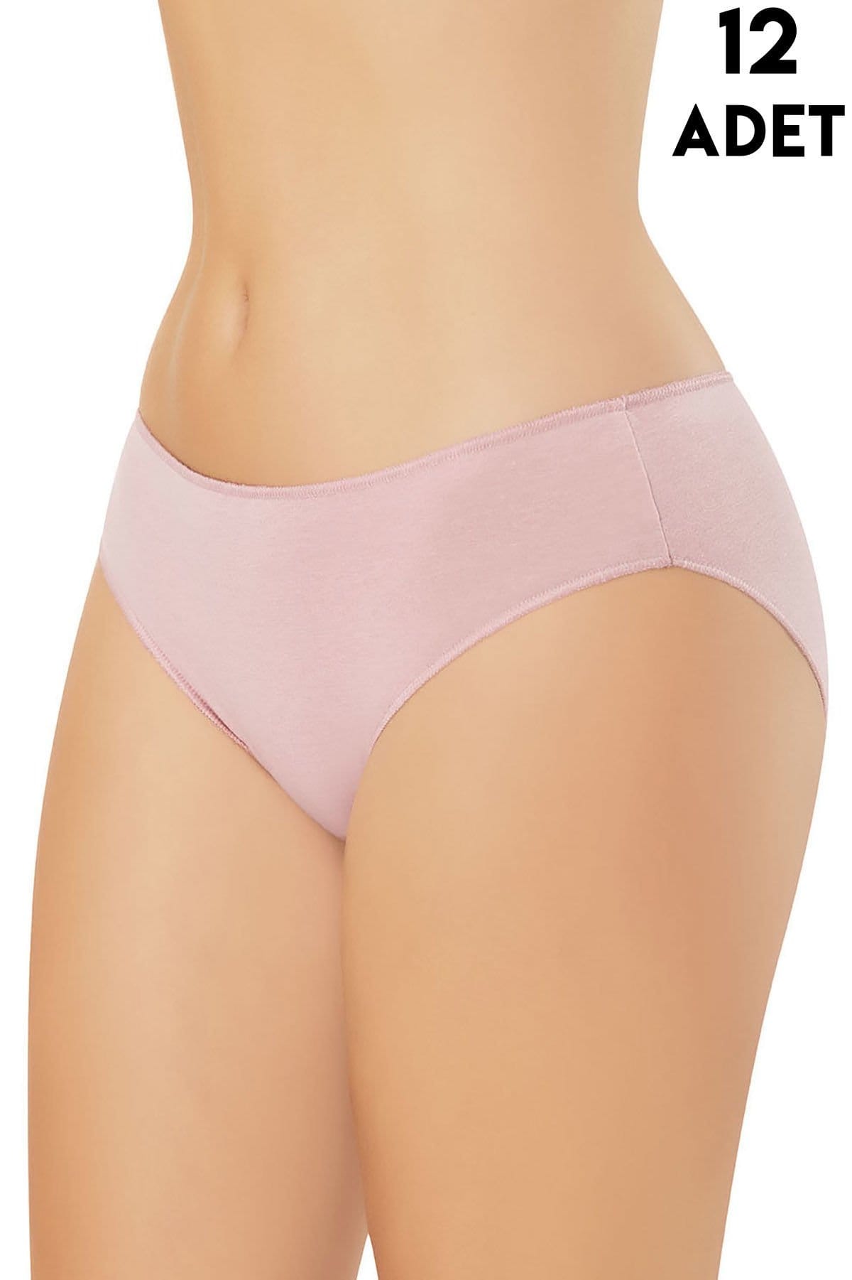 Kota Yüksek Bel Destekli 12'li Kadın Bikini Külot Kota 5115 - Görsel 4