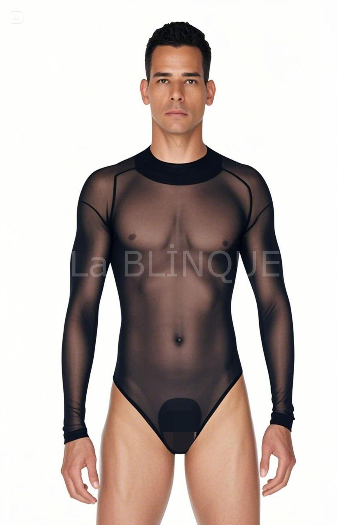 Uzun Kollu Fantazi Tül Erkek Bady La Blinque 15826 - Görsel