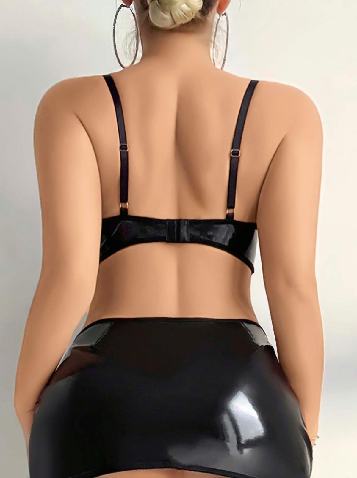 Lily Bianca Lame Parlak İpli Fantezi Sütyen Etek Takım Lily Bianca 205 - Görsel 2