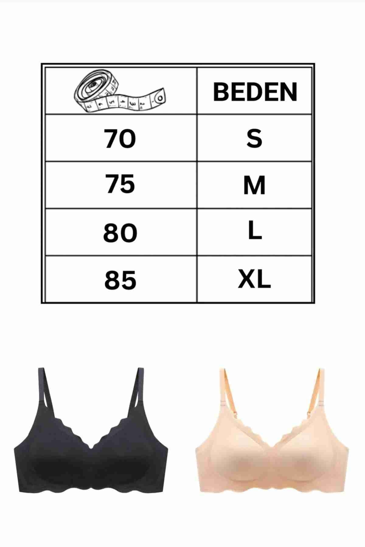 Dikişsiz Balensiz Çıkarılır Pedli Lazer Kesim Kaydırmaz Şeffaf Silikonlu Straplez Sütyen Merry See AN2003 TEN - Ten