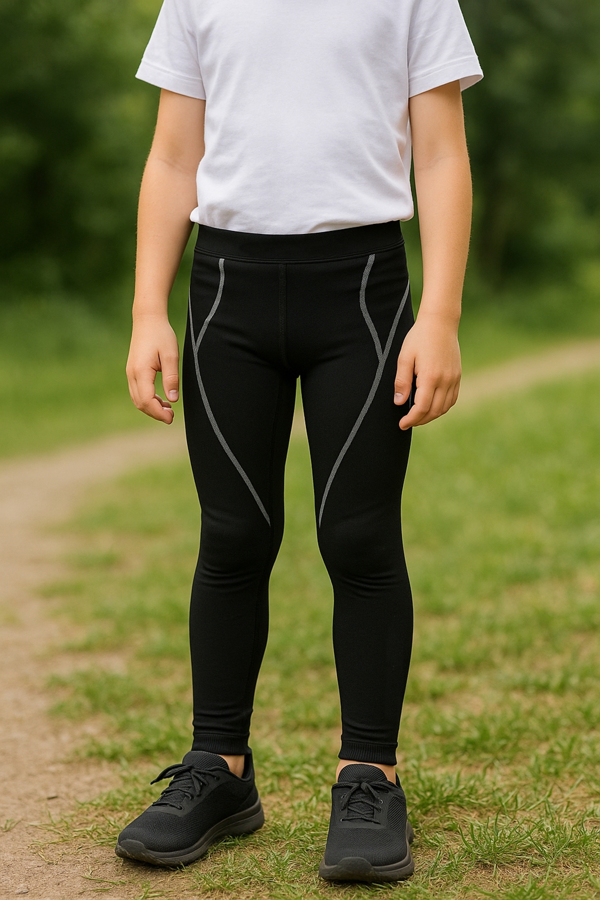 Erkek Çocuk Tayt Miorre 999-ZZ0146 - Siyah