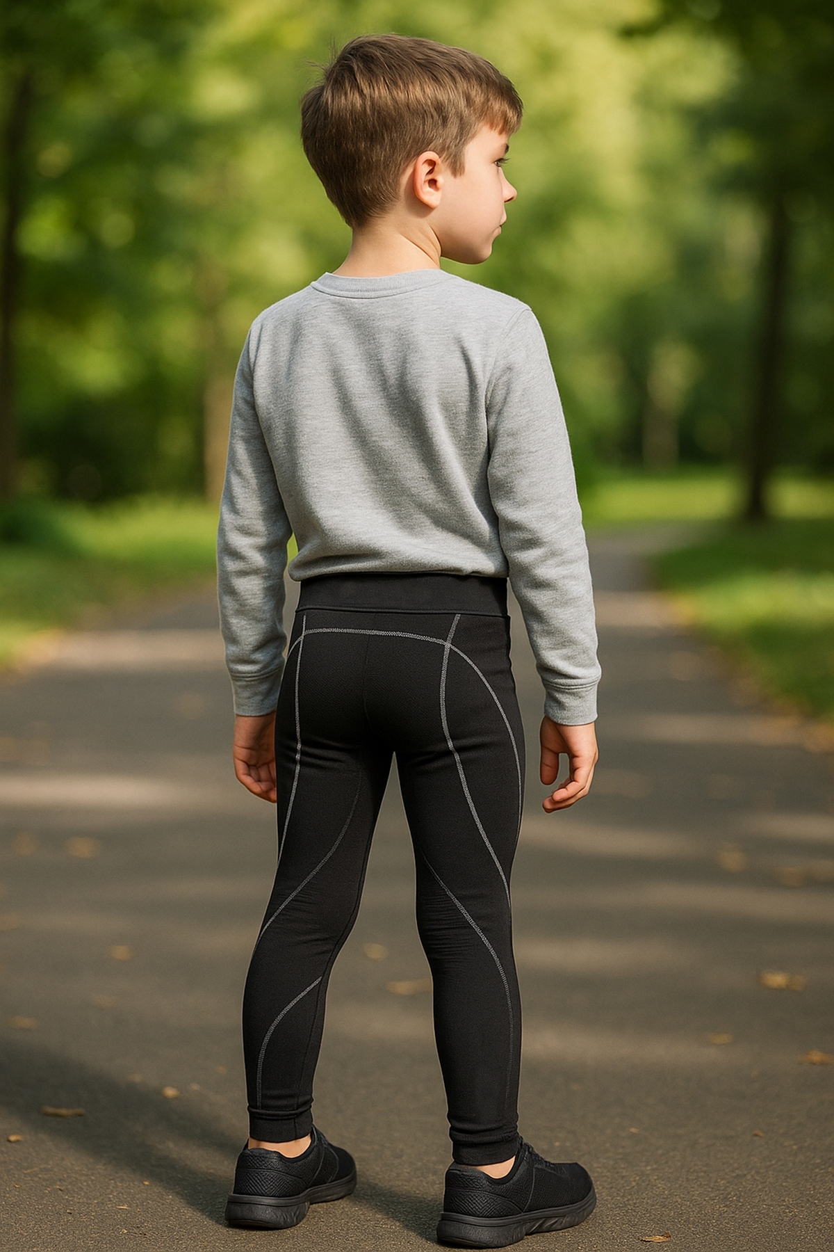 Erkek Çocuk Tayt Miorre 999-ZZ0146 - Siyah