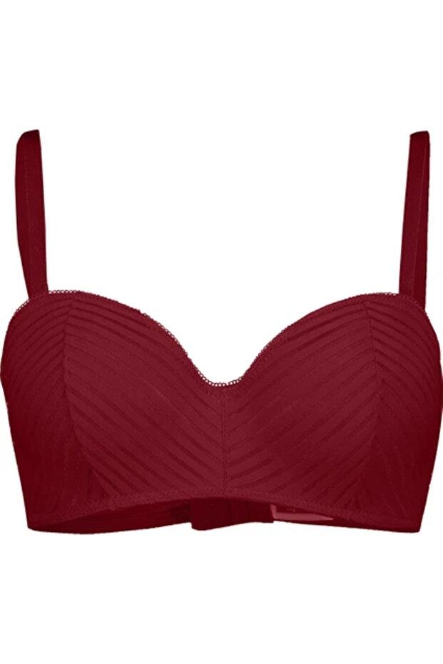 NBB Dantel Detaylı Straplez Balenli Sütyen NBB 30001 - Görsel 2