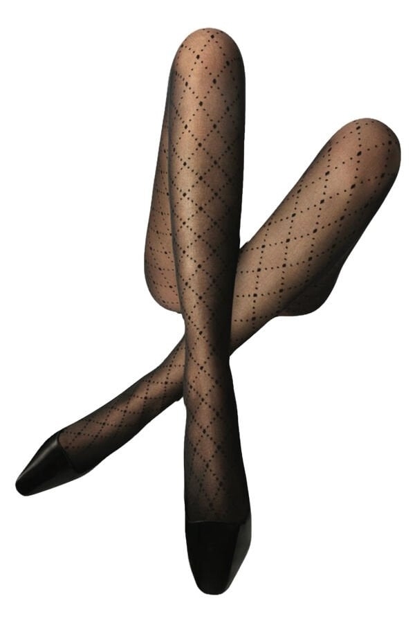 15 Denye Dotted Bayan Külotlu Çorap Penti 111 - Siyah