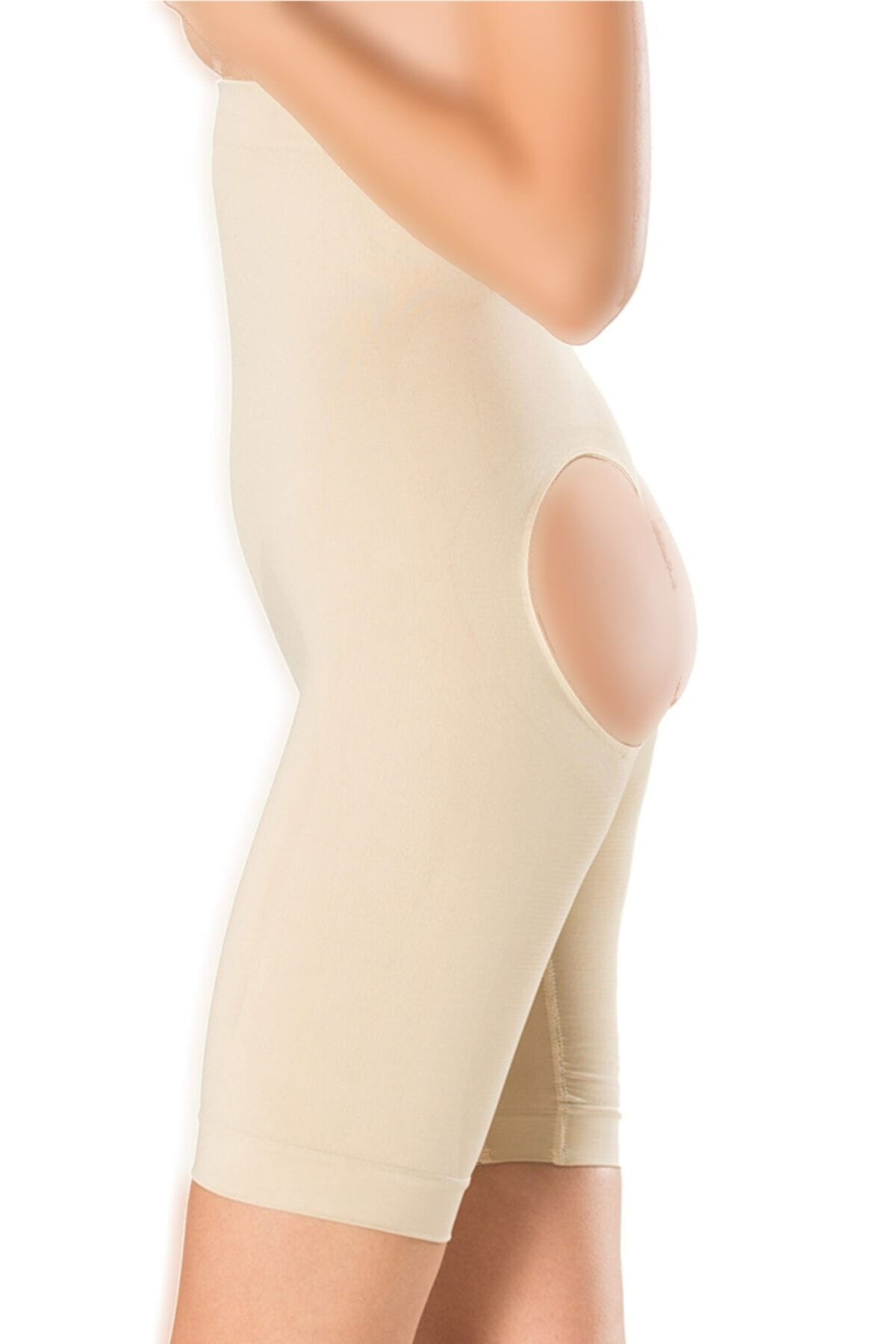 Yüksek Bel Popo Açık Push-up Kadın Korse FormActive 1015 - Ten