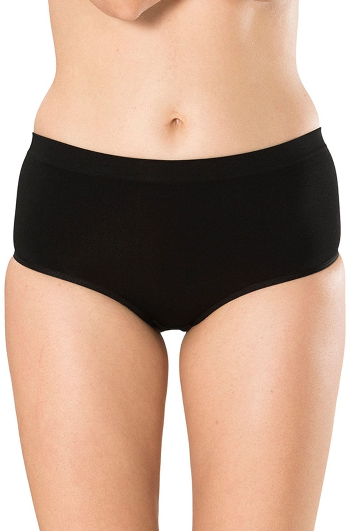 Dikişsiz Yüksek Bel Popo Şekillendirici Korse FormActive 1000 - Siyah