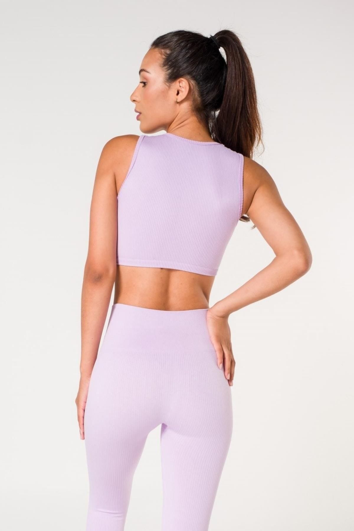 Dantel Detaylı Seamless Fitilli Spor Sütyeni FormActive 1510 - Lila