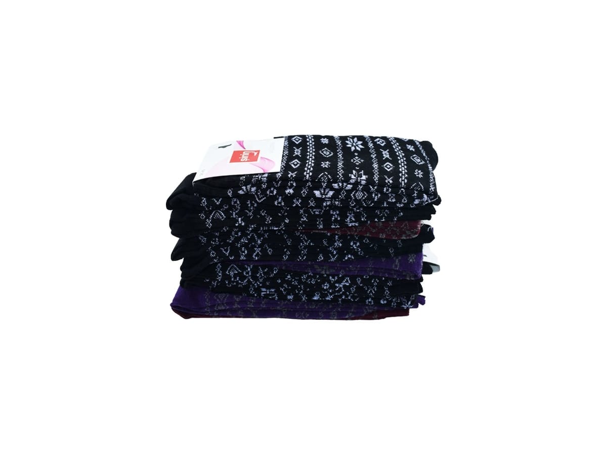 Düşük Denye Kadın Külotlu Çorap 12'li Şirin 4000 - Asorti