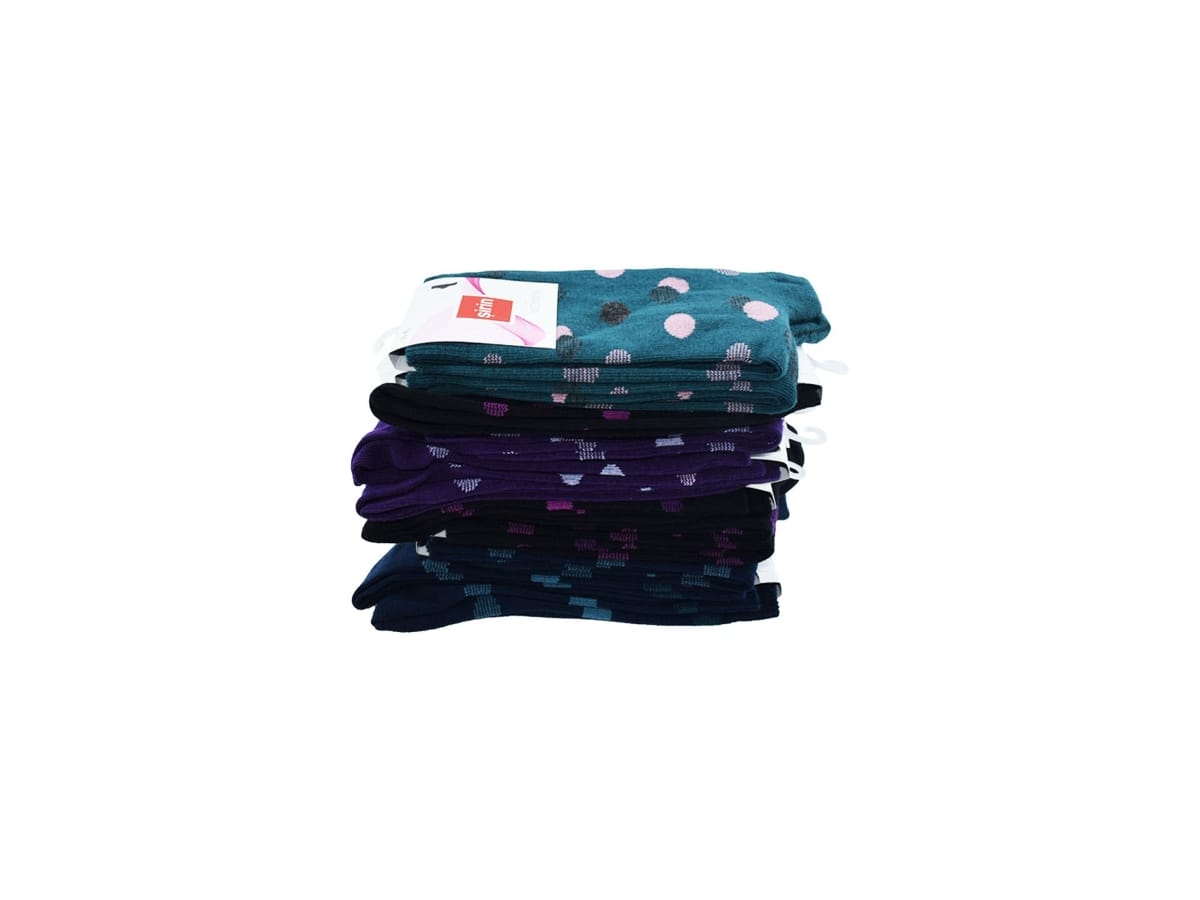 Desenli Düşük Denye Kadın Külotlu Çorap Şirin 4000 - Asorti