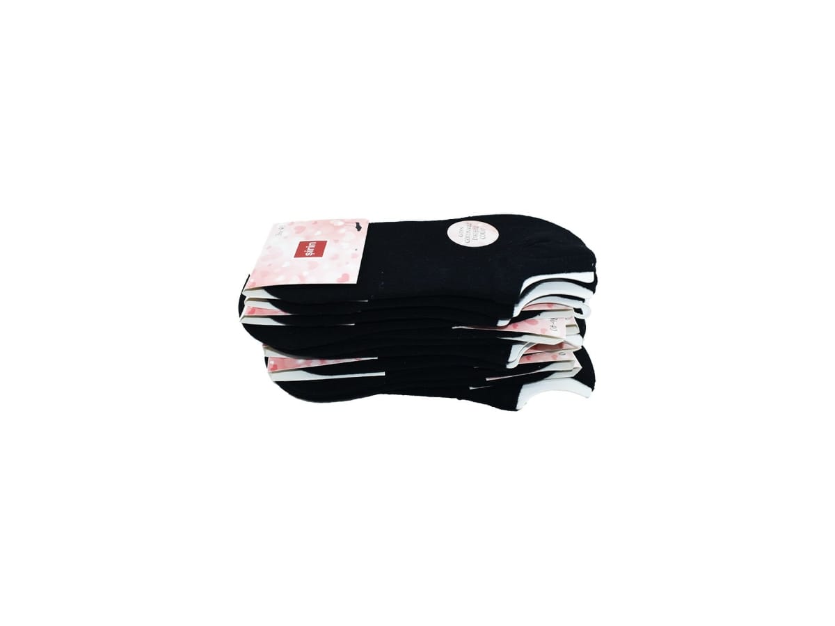 Şirin Dikişsiz Penye Kadın Sneakers Çorap Somon Şirin 4027 - Görsel 4