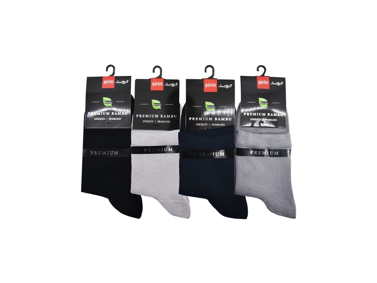 Dikişsiz Pamuklu Yarım Konç Patik Çorap Seti Şirin 7036 - Asorti