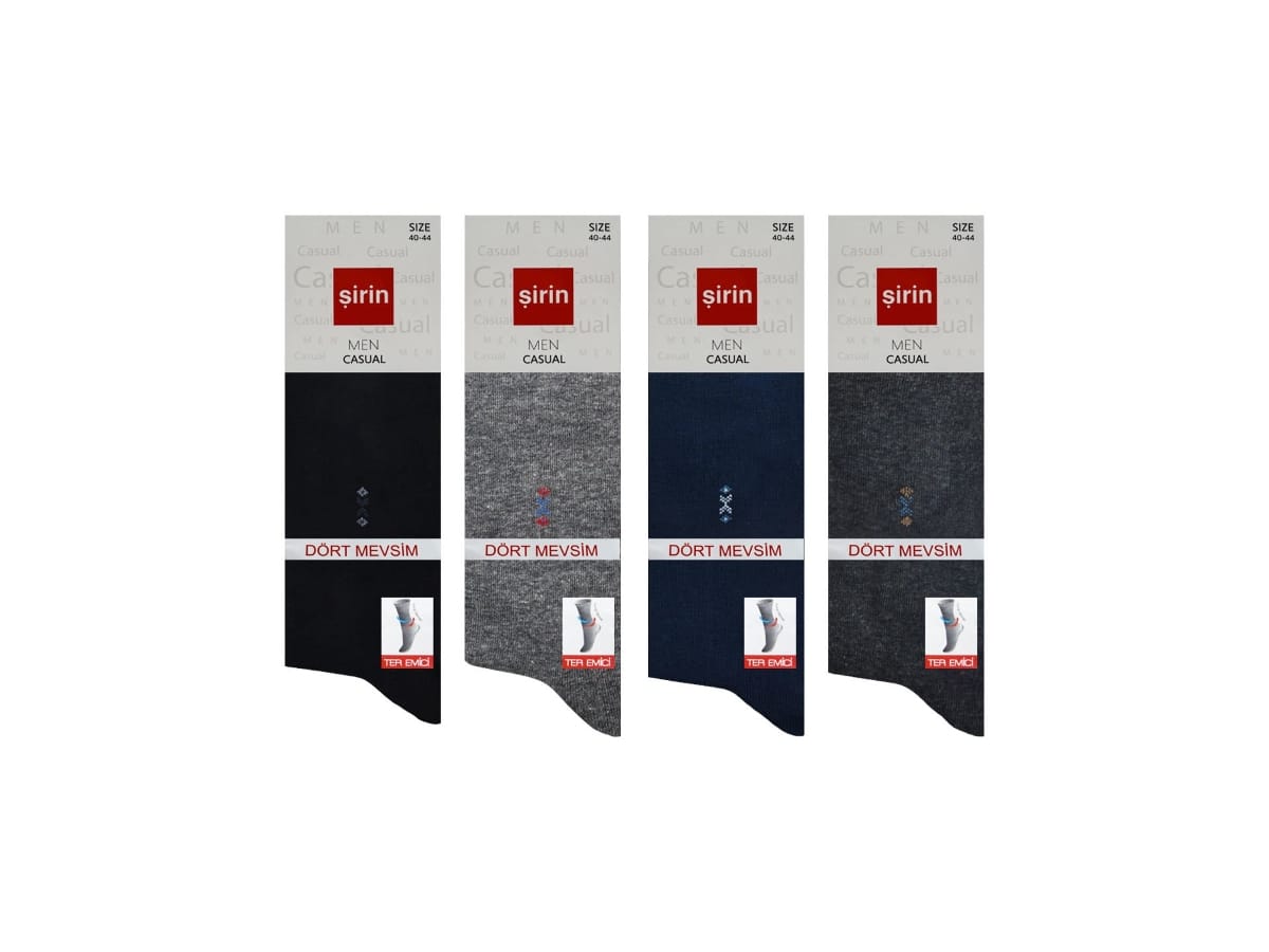 Şirin Pamuklu Ter Emici Soket Çorap Seti Şirin 7150 - Görsel 2