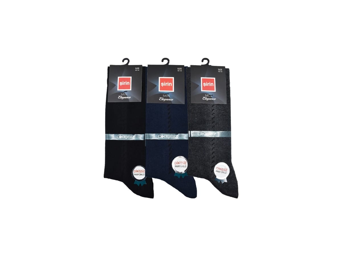 Dikişsiz Ter Emici Erkek Soket Çorap Şirin 7350 - Asorti