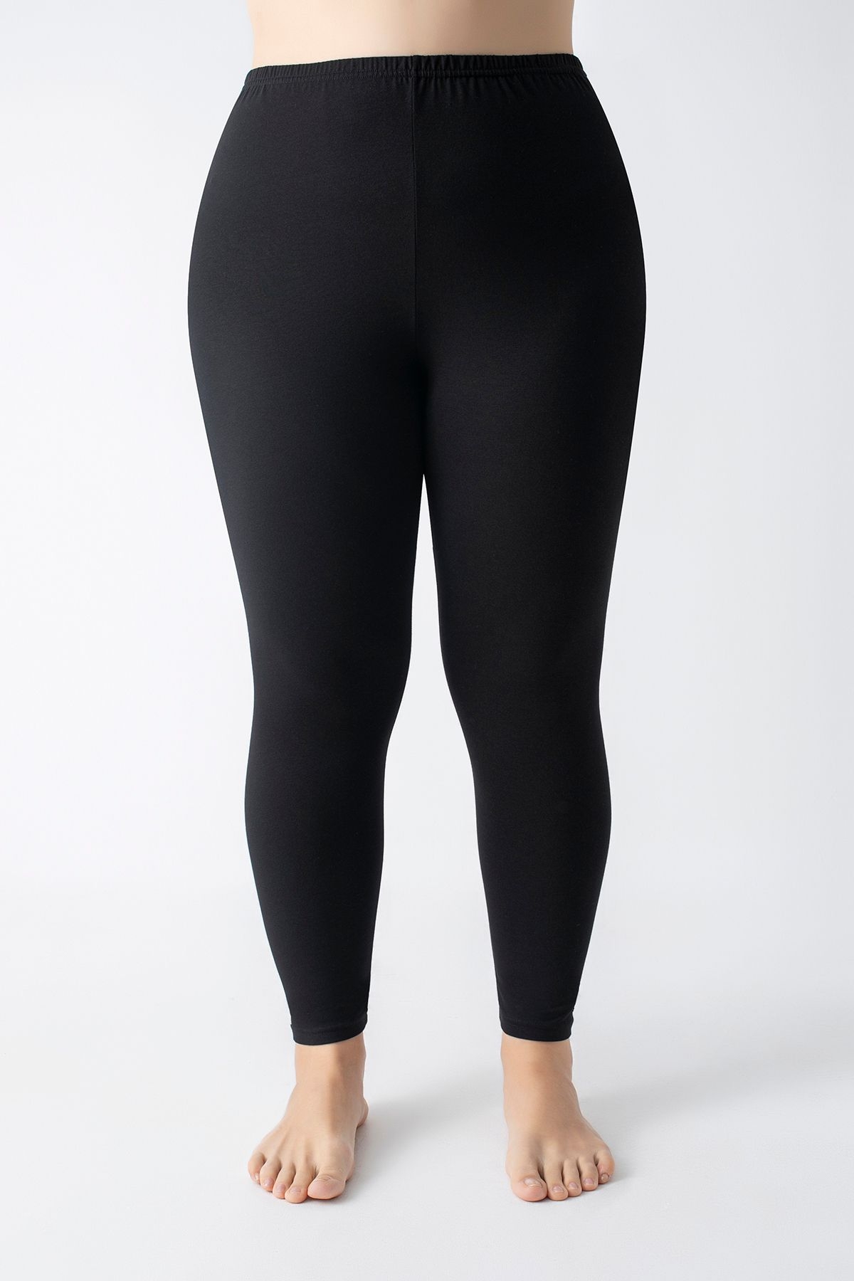 Yüksek Bel Modal Kadın Tayt Confeo 801-507 - Siyah