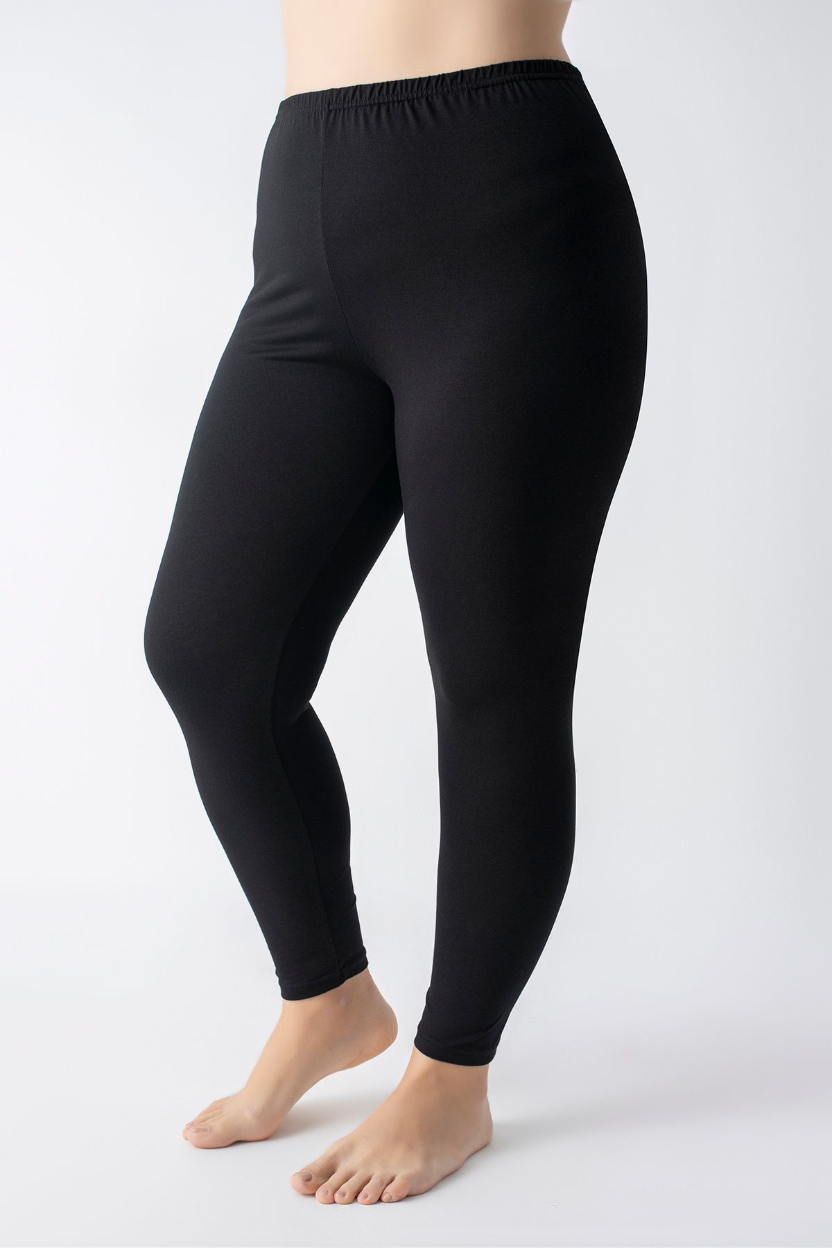 Yüksek Bel Modal Kadın Tayt Confeo 801-507 - Siyah